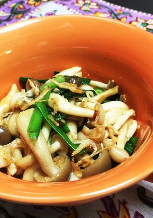きのことニラの中華和え-レシピのメイン写真