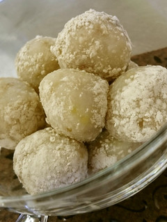 もっちもち!焼き栗を使った栗の白玉団子-レシピのメイン写真