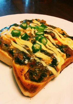 麻婆豆腐トースト-レシピのメイン写真