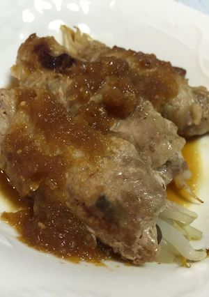 さっぱりもやし肉巻き-レシピのメイン写真