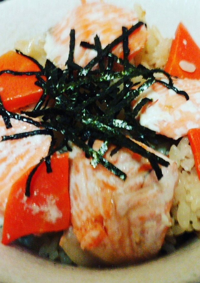 ♡鮭の炊き込みご飯♡-レシピのメイン写真
