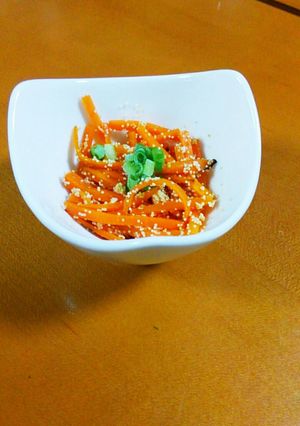 明太子とニンジンの炒め物-レシピのメイン写真