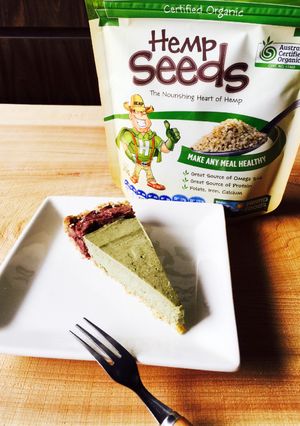 ヘンプシードの小豆と抹茶のケーキ-レシピのメイン写真