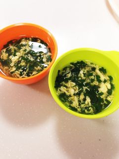 離乳食✨小松菜のかきたま汁-レシピのメイン写真