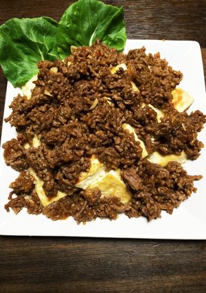 豆腐ステーキのひき肉あんかけ-レシピのメイン写真