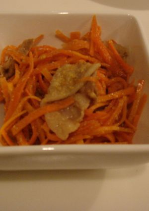 にんじんと豚肉の和え物-レシピのメイン写真