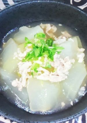 鍋ひとつで簡単！冬瓜のそぼろあん-レシピのメイン写真
