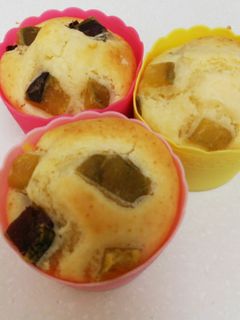さつまいも煮リメイク☆マフィン-レシピのメイン写真