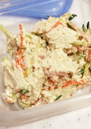 おからとハムで味噌マヨサラダ-レシピのメイン写真