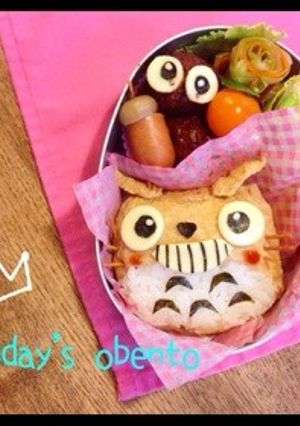 キャラ弁★おいなりさんでトトロ-レシピのメイン写真