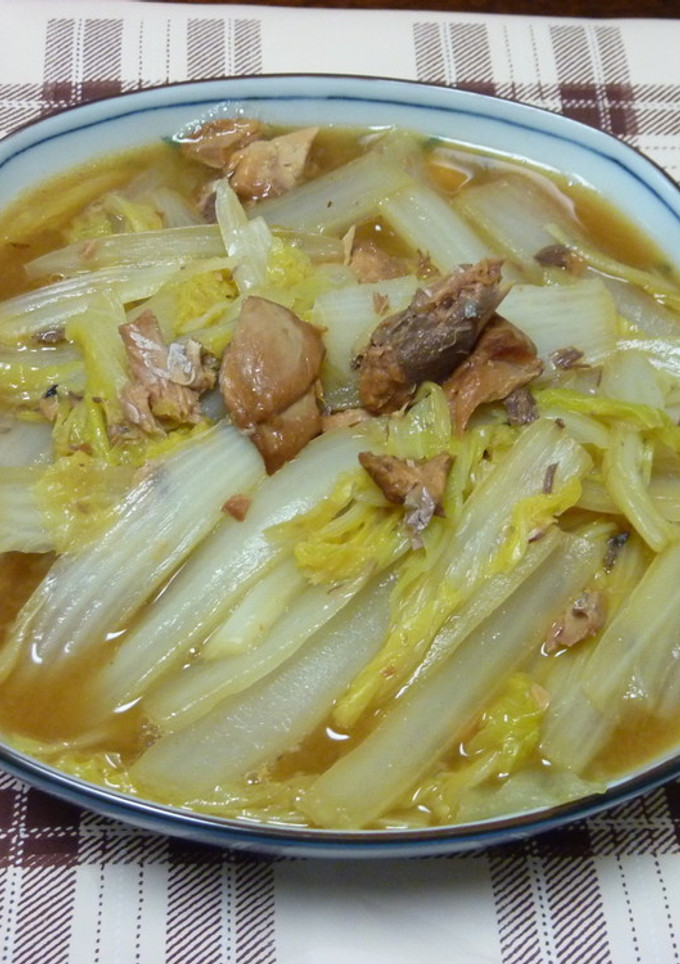 さっと簡単！白菜と缶詰煮-レシピのメイン写真