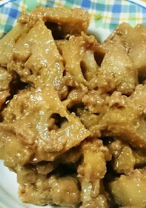 ご飯が進む！れんこんの肉味噌炒め-レシピのメイン写真