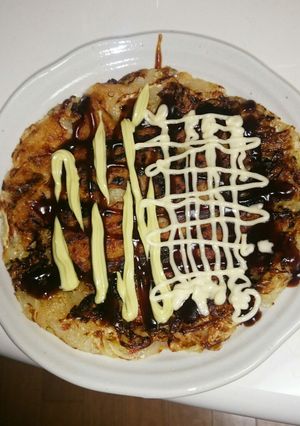 トマト入り☆お好み焼き-レシピのメイン写真