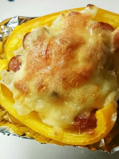パプリカカップのグラタン風-レシピのメイン写真