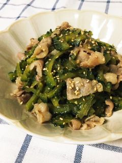 苦くない♪♪ゴーヤと豚肉の味噌炒め-レシピのメイン写真