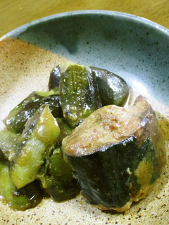 鯖のみそに缶で茄子の煮物-レシピのメイン写真