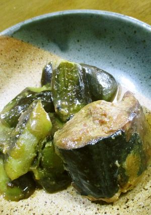 鯖のみそに缶で茄子の煮物-レシピのメイン写真
