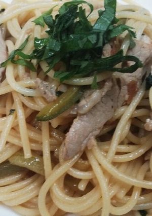 梅キュウパスタ?うめ〰♪-レシピのメイン写真