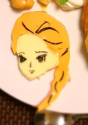 アナと雪の女王☆エルサ（キャラ弁に♪）-レシピのメイン写真