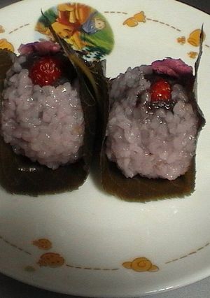 レンジで簡単！いちご道明寺桜餅-レシピのメイン写真