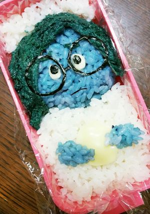 インサイドヘッドキャラ弁☆カナシミ-レシピのメイン写真