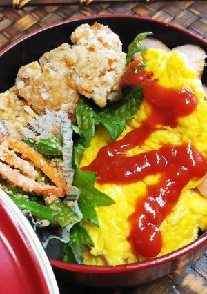 ☆玉子1個でお弁当用プレーンオムレツ☆-レシピのメイン写真