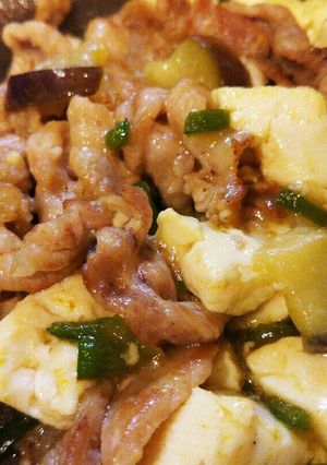 簡単幼児食!カレー風味の豆腐チャンプルー-レシピのメイン写真