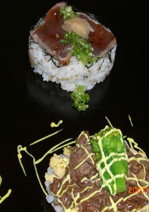 菜の花と牛肉の春ちらし-レシピのメイン写真