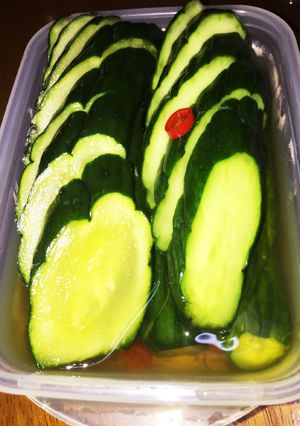留萌 ◯中青果風 胡瓜焼酎漬け☆-レシピのメイン写真