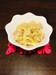 離乳食中期。3分でツナ入りポテトサラダ-レシピのメイン写真