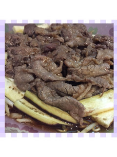 時短☆レンジで!牛肉とナスともやし蒸し♪-レシピのメイン写真