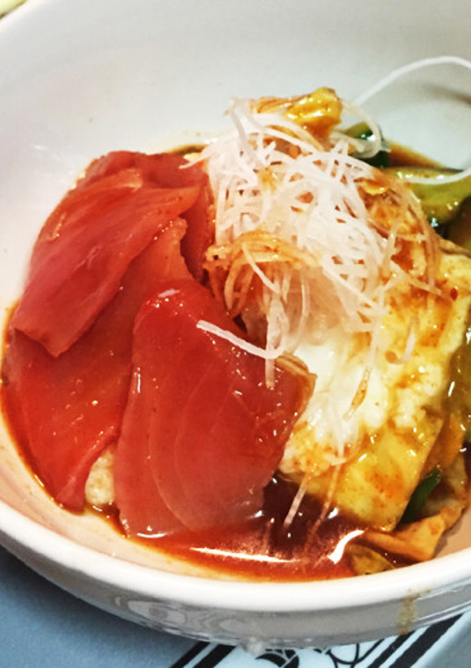キムチのとろろんマグロさん☆簡単-レシピのメイン写真