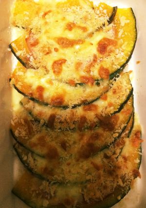 簡単おつまみにカボチャチーズ焼き-レシピのメイン写真