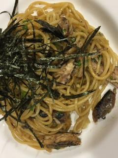 お酒に合う合うサーディン和風パスタ-レシピのメイン写真