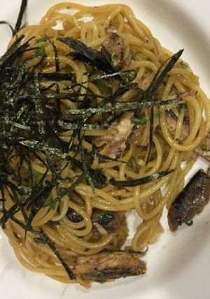 お酒に合う合うサーディン和風パスタ-レシピのメイン写真