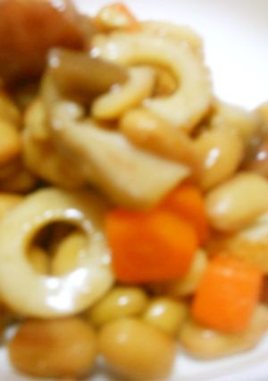 　豆と竹輪の煮物　超簡単-レシピのメイン写真