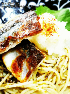 秋刀魚の塩麹パスタ-レシピのメイン写真