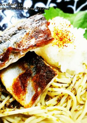 秋刀魚の塩麹パスタ-レシピのメイン写真