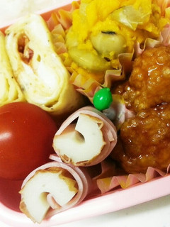 お弁当 竹輪で隙間埋め-レシピのメイン写真