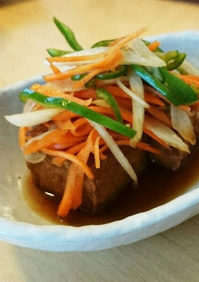 あっさり美味しい♪厚揚げの南蛮漬け-レシピのメイン写真