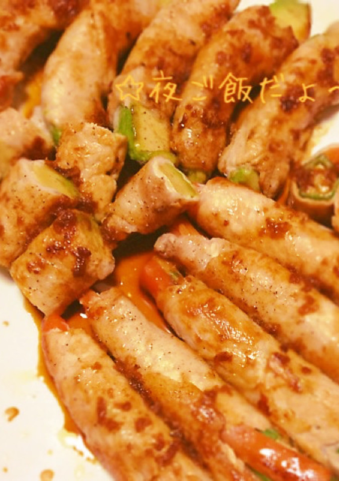 簡単！とろ〜りアボカド肉巻き♪お弁当☆-レシピのメイン写真