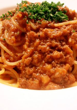 専門店のボロネーゼ(ミート)スパゲティ-レシピのメイン写真