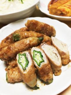 オクラとエノキの肉巻き-レシピのメイン写真