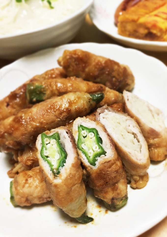オクラとエノキの肉巻き-レシピのメイン写真
