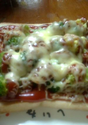 朝食に簡単なんちゃってピザ-レシピのメイン写真