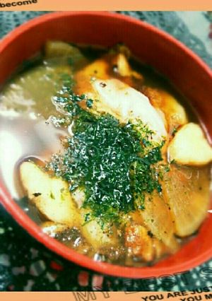 ♥青のりのいい香り♥里芋と大根のお雑煮♥-レシピのメイン写真