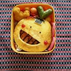 【暗殺教室】の殺せんせーのキャラ弁！-レシピのメイン写真