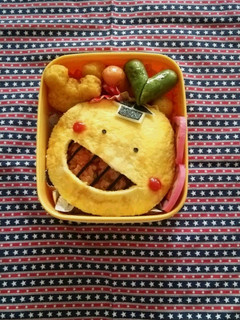 【暗殺教室】の殺せんせーのキャラ弁!-レシピのメイン写真
