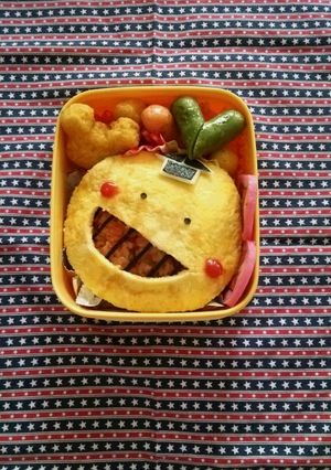 【暗殺教室】の殺せんせーのキャラ弁！-レシピのメイン写真