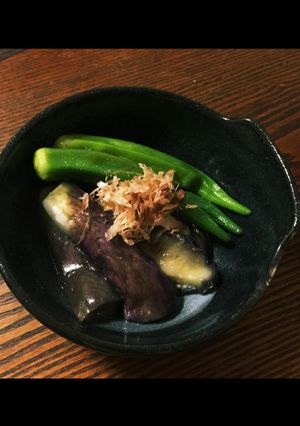 簡単・美味しい☆オクラとなすの煮浸し-レシピのメイン写真